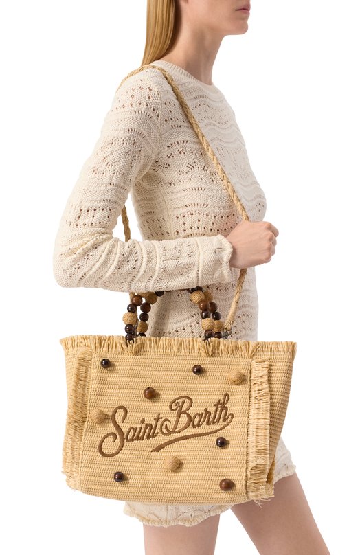 Сумка Colette Straw MC2 Saint Barth STBA C0LETTE STRAW N/00173H Бежевый  STBA C0LETTE STRAW N/00173H Фото 2