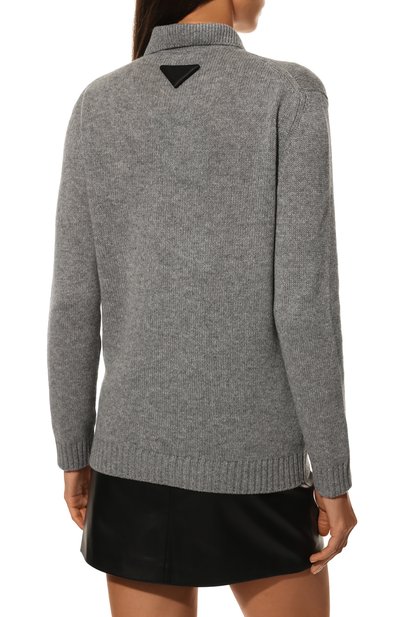 Кашемировое поло PRADA, арт. P24Q1M-100I-F0031-221, фото 4