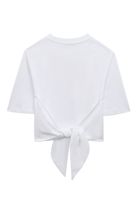 Хлопковая футболка MSGM kids 2