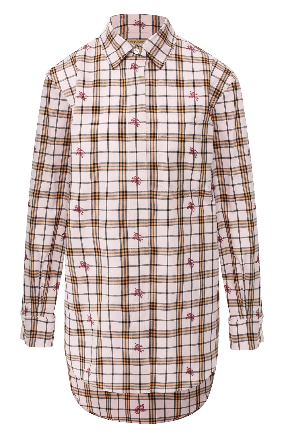 Хлопковая рубашка BURBERRY, арт. 8007640, фото 1