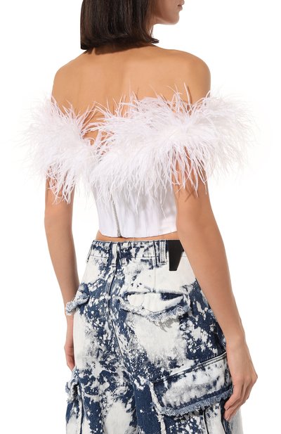 Корсет с отделкой перьями ALINE, арт. AL080605, фото 4