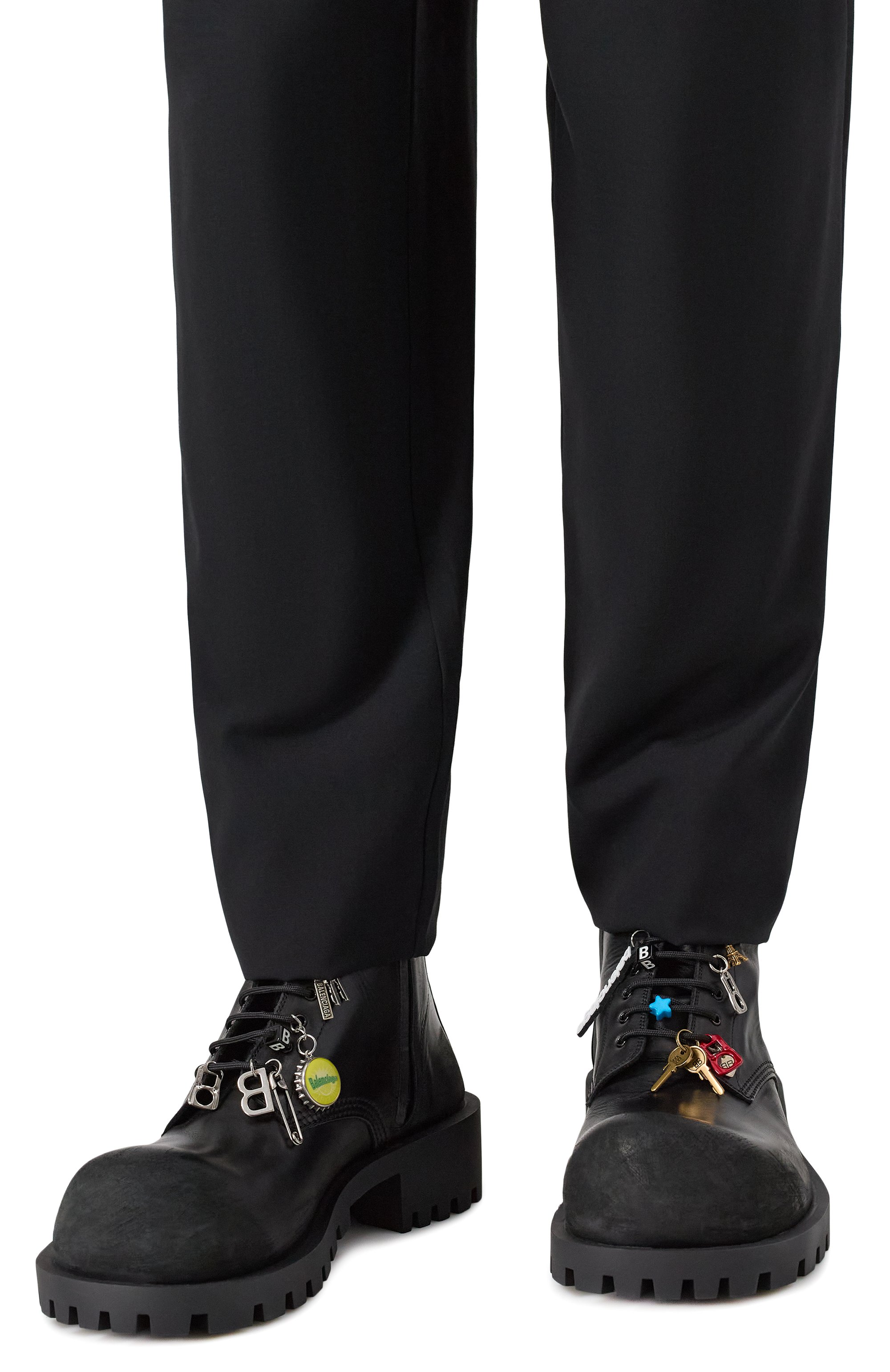 Кожаные ботинки hummer BALENCIAGA, арт. 786137/WCDA3, фото 3