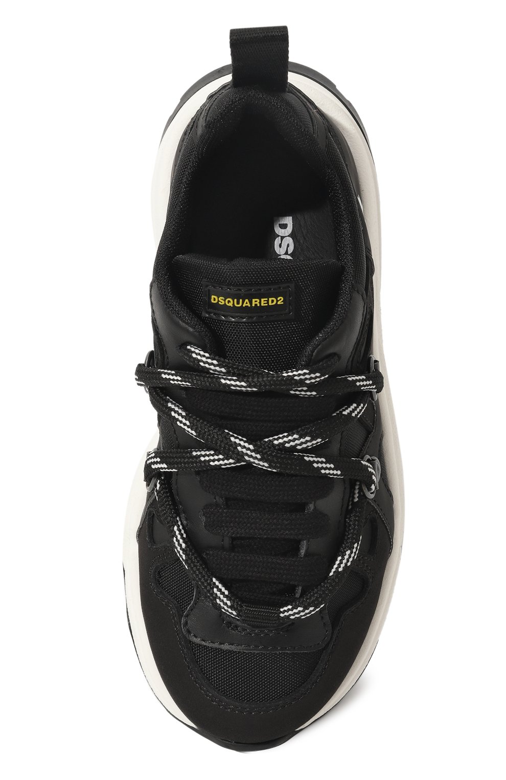 Кроссовки DSQUARED2 черного цвета по цене 28200 руб., арт. 77732/28-35, фото 4 Кроссовки DSQUARED2, арт. 77732/28-35, фото 4