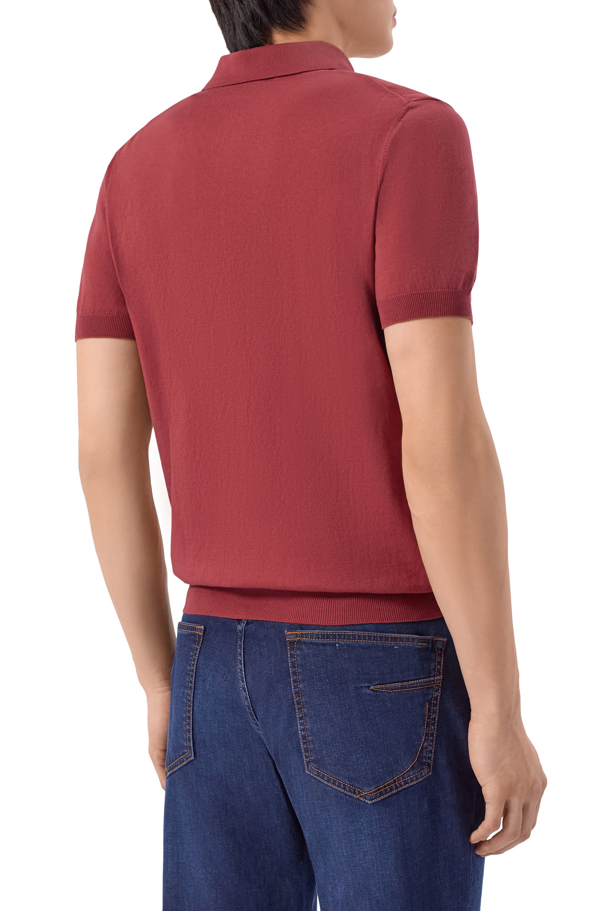 Хлопковое поло CORNELIANI, арт. 27M505/2725116, фото 4