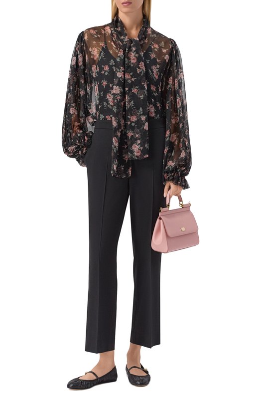 Кожаные балетки Odette Dolce & Gabbana CB0222/AV938 Чёрный  CB0222/AV938 Фото 3