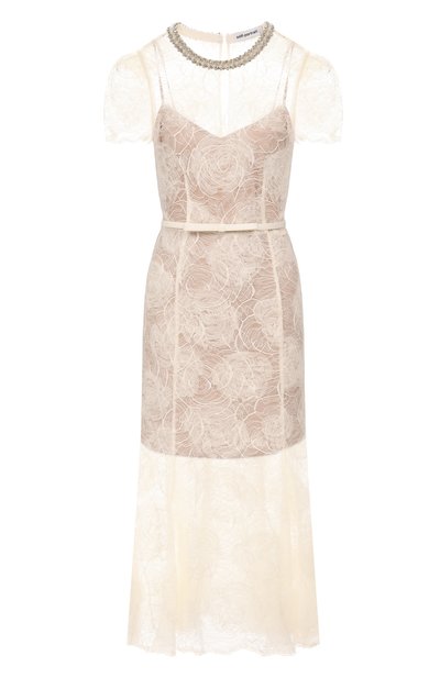 Женское платье с отделкой стразами SELF-PORTRAIT, арт. PF25-036M-C