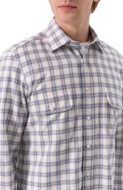 Рубашка из хлопка и кашемира MVST, арт. M0RBIDA_SP0RT/ALBERT0/SP0RT/542-C0TT0N/CASHMERE, фото 5