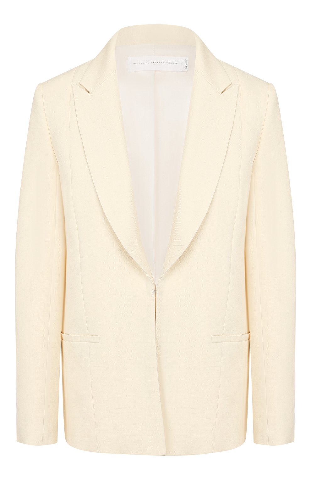 Жакет из смеси вискозы и льна VICTORIA, VICTORIA BECKHAM, арт. JKVV 077 SS19 VISC0SE LINEN BLEND, фото 1