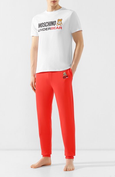 Хлопковая футболка MOSCHINO, арт. A1920/8133, фото 2