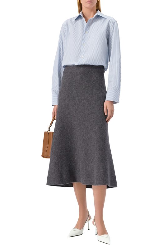 Кожаные туфли Prada 1I901M/055 Белый  1I901M/055 Фото 3