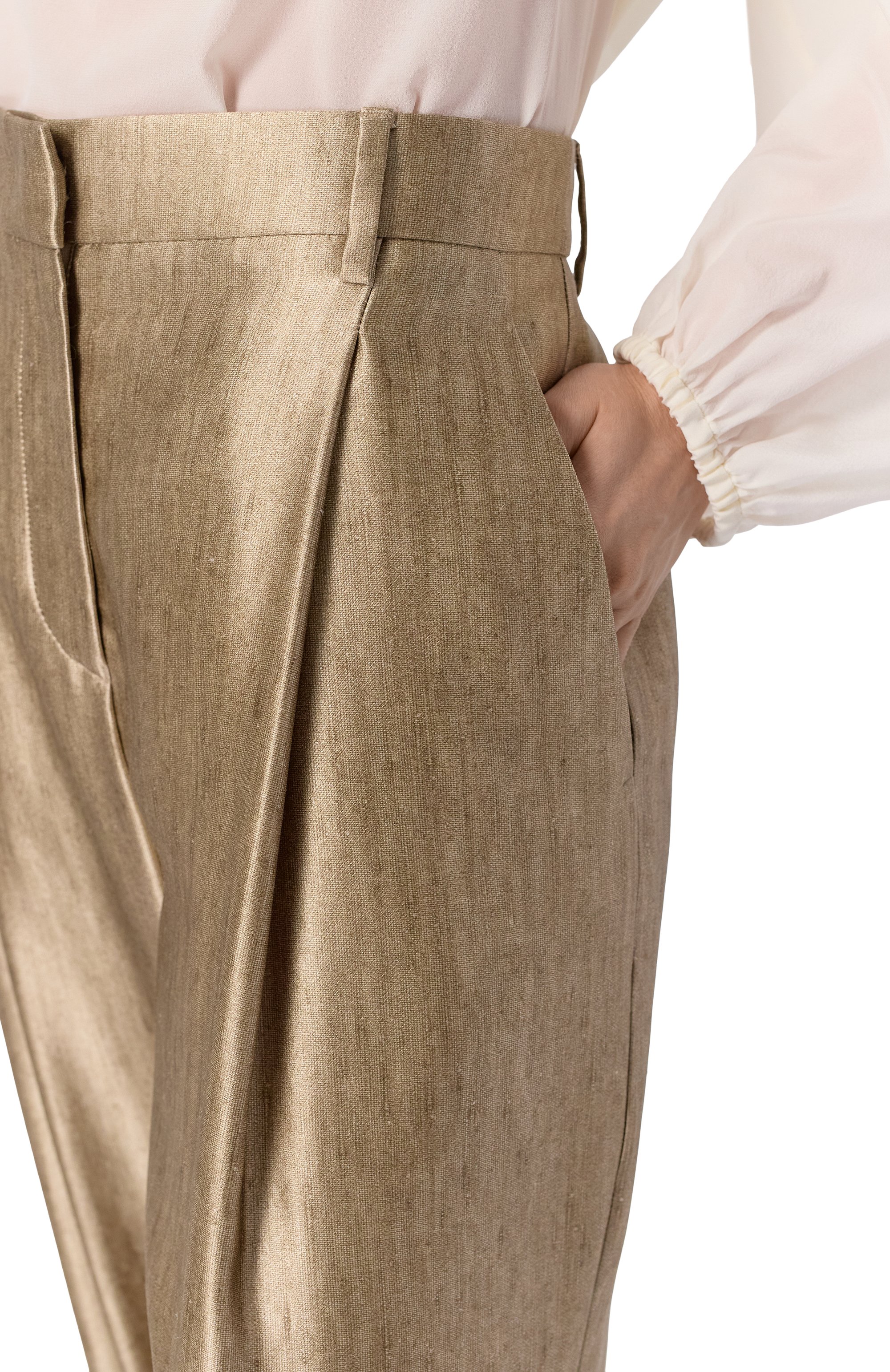 Шелковые брюки GIORGIO ARMANI, арт. GW002793/TE20145, фото 5