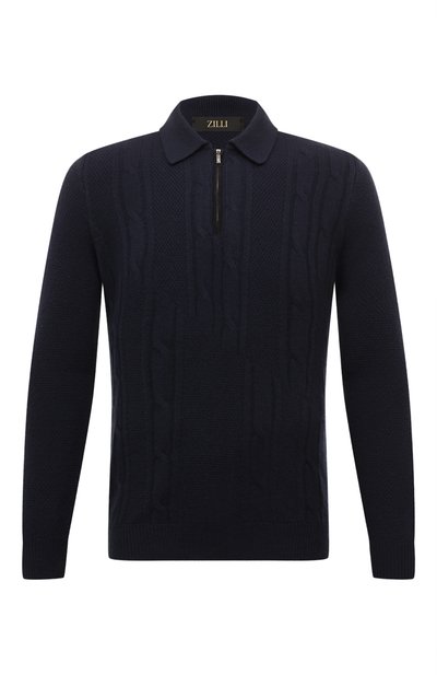 Мужская поло из шерсти и кашемира ZILLI, арт. KZP001M0223VCAB00