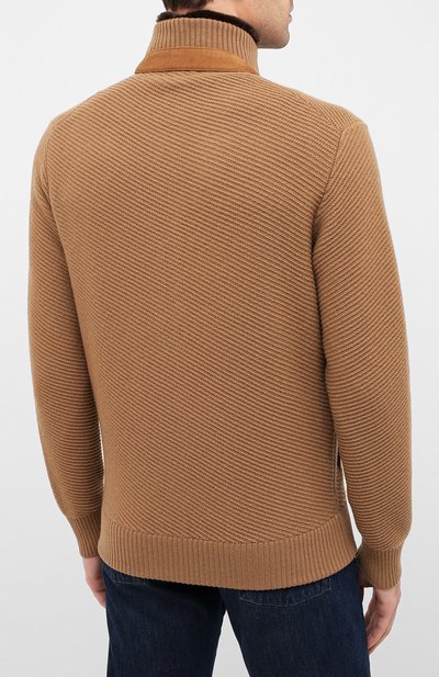 Кашемировый кардиган с меховой отделкой LORO PIANA, арт. FAL2789, фото 4