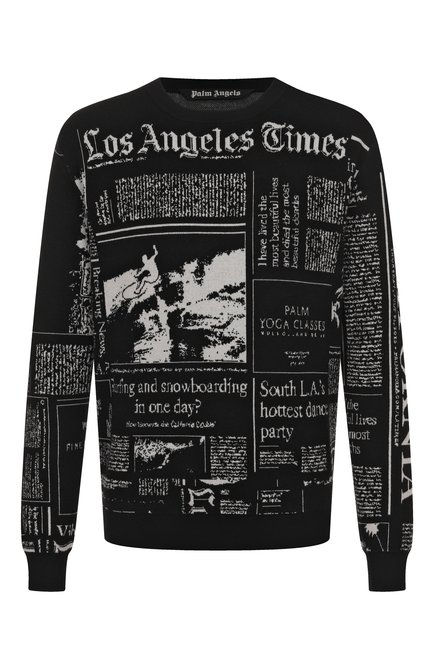 Мужской шерстяной джемпер PALM ANGELS, арт. PMHE058F25KNI001