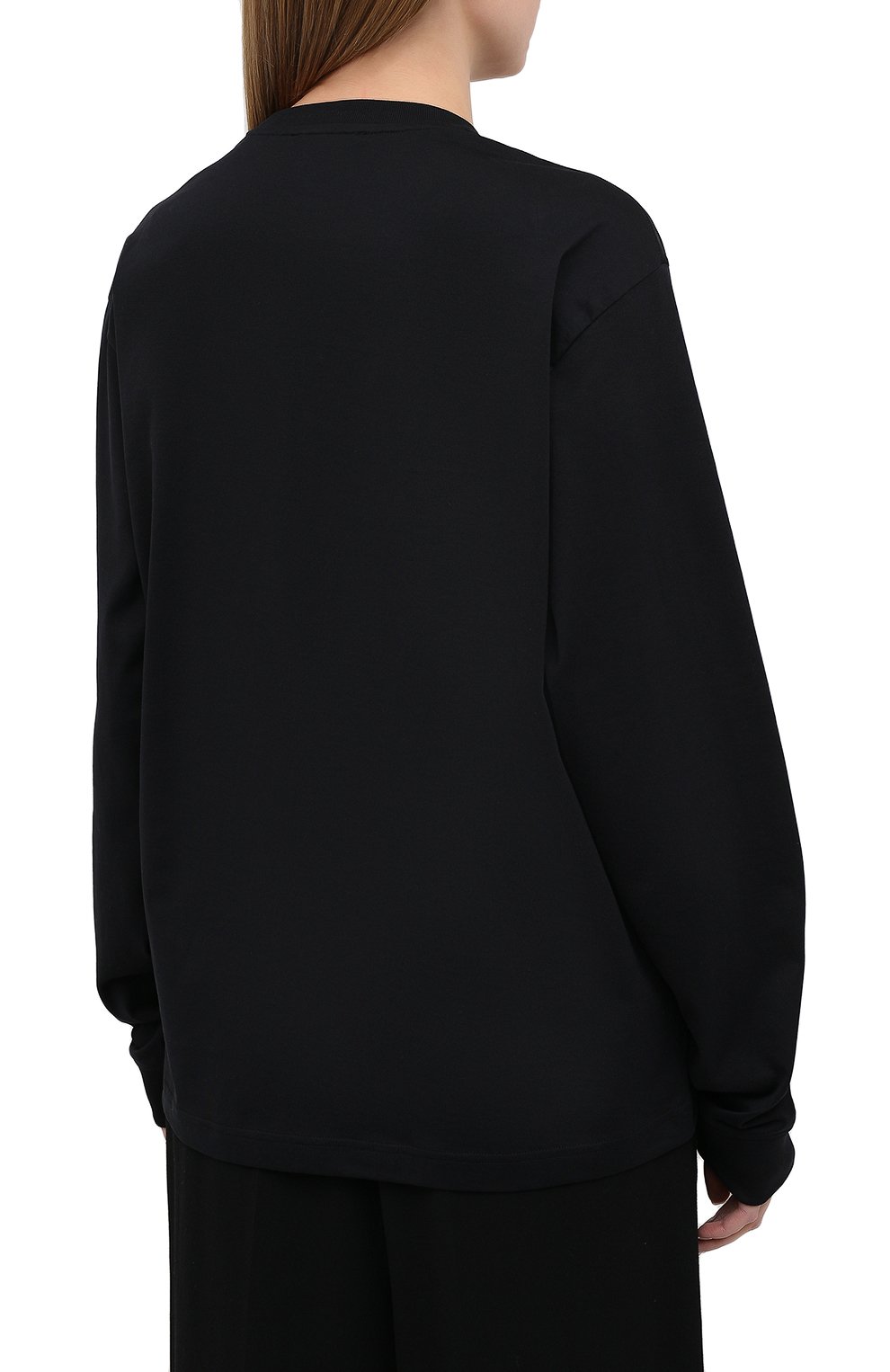 Хлопковый лонгслив ACNE STUDIOS, арт. CL0087/W, фото 4