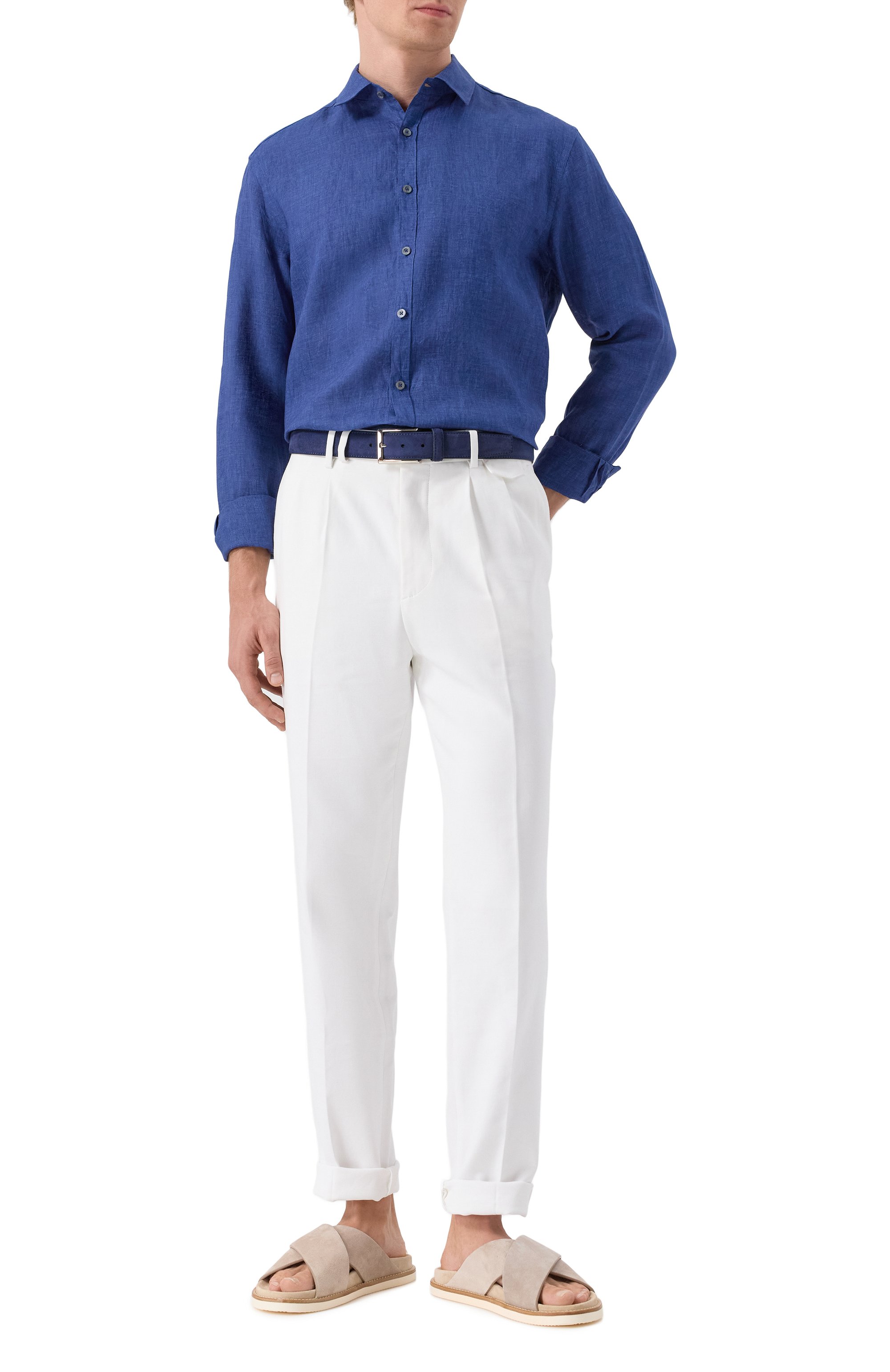 Льняная рубашка CANALI, арт. CSL7077/GL03099, фото 2