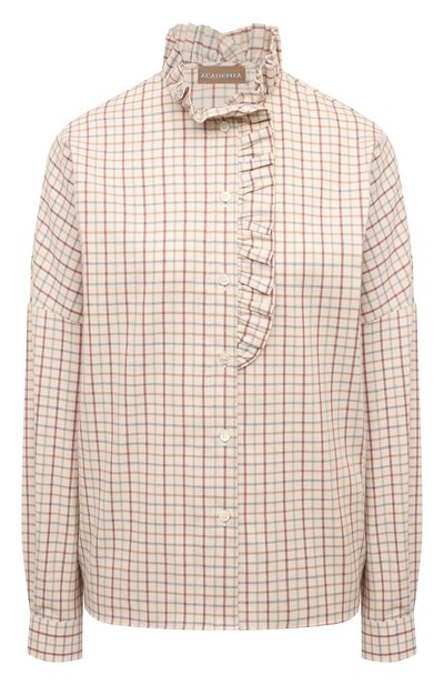 Женская рубашка из хлопка и кашемира ACADEMIA, арт. GAIA/7361