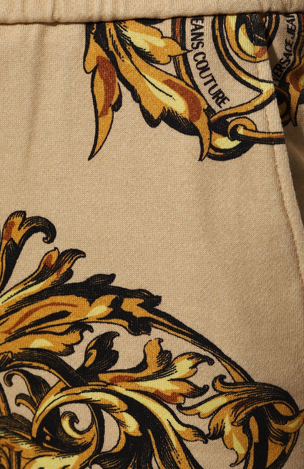 Хлопковые джоггеры VERSACE JEANS COUTURE, арт. 72HAA320-72DP320 FELPA PRINT GARLAND 712+948/FS019, фото 5