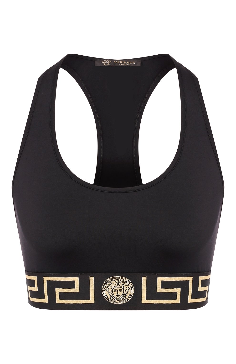 Бра-топ VERSACE черного цвета по цене 18950 руб., арт. AUD01035/AN00178, фото 1 Бра-топ VERSACE, арт. AUD01035/AN00178, фото 1