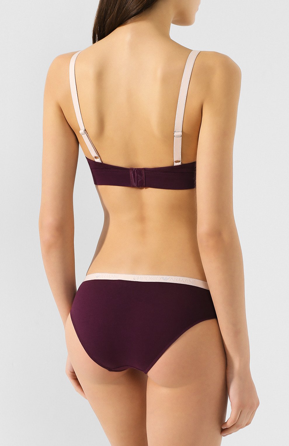 Хлопковый бюстгальтер EMPORIO ARMANI, арт. 163945/9P263, фото 3