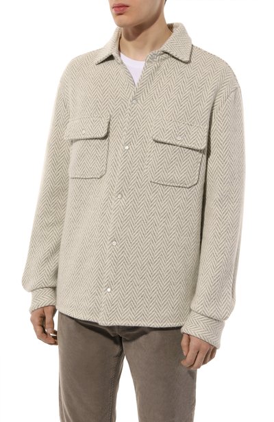 Шерстяная куртка-рубашка MARCO PESCAROLO, арт. NEXT/50Y14, фото 3