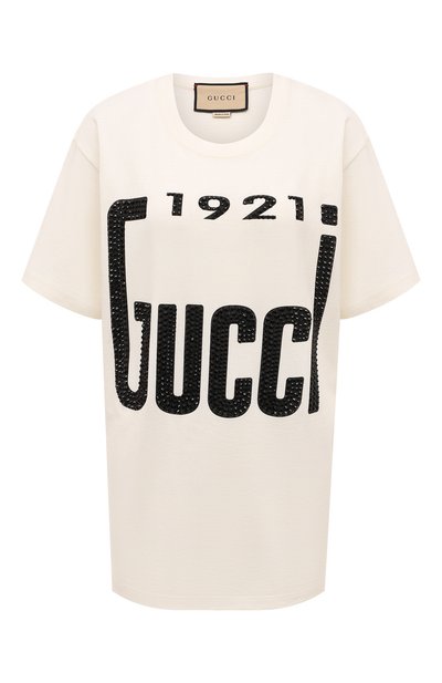 Хлопковая футболка GUCCI, арт. 615044 XJDZT, фото 1