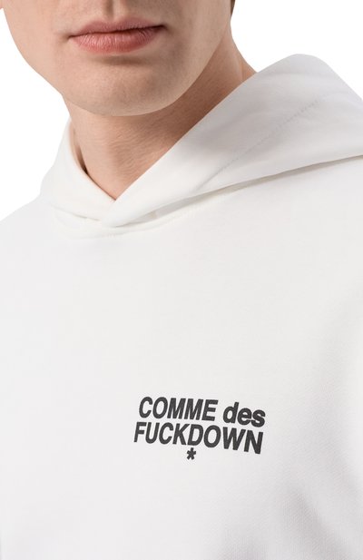 Хлопковое худи COMME DES FUCKDOWN, арт. CFABM01910, фото 5