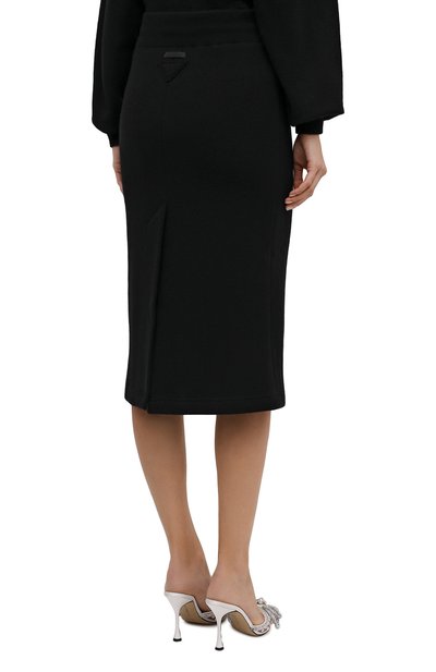 Юбка из шерсти и кашемира PRADA, арт. 131098-1Y5V-F0002-212, фото 4