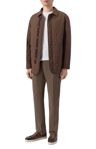Хлопковые брюки CORNELIANI, арт. 284B01/2A18503, фото 2