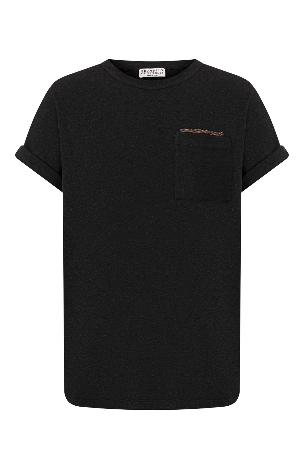 Хлопковая футболка BRUNELLO CUCINELLI, арт. M0T18BB200, фото 1