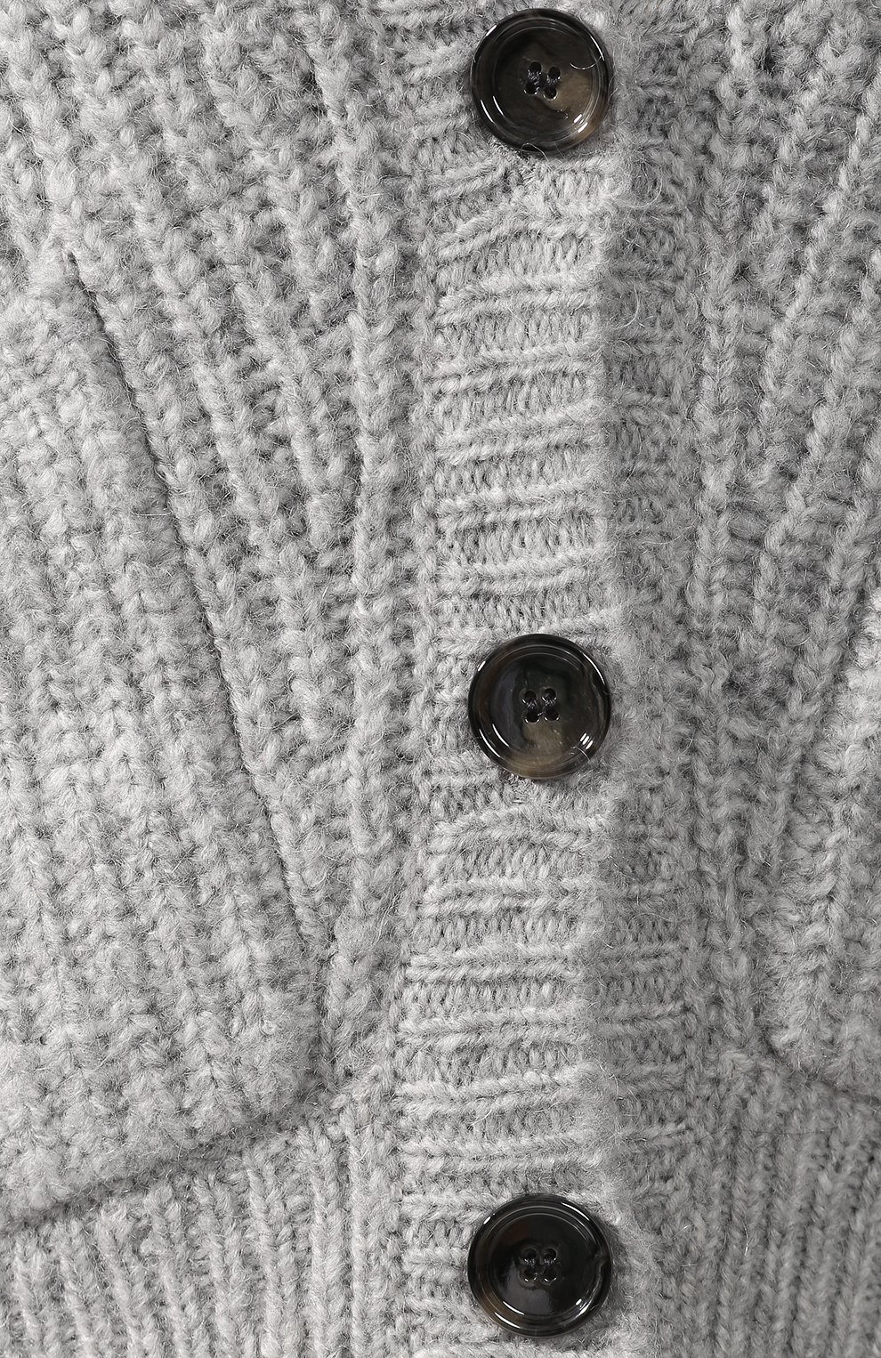 Кардиган ALLUDE серого цвета по цене 20800 руб., арт. 195/62032, фото 5 Кардиган ALLUDE, арт. 195/62032, фото 5