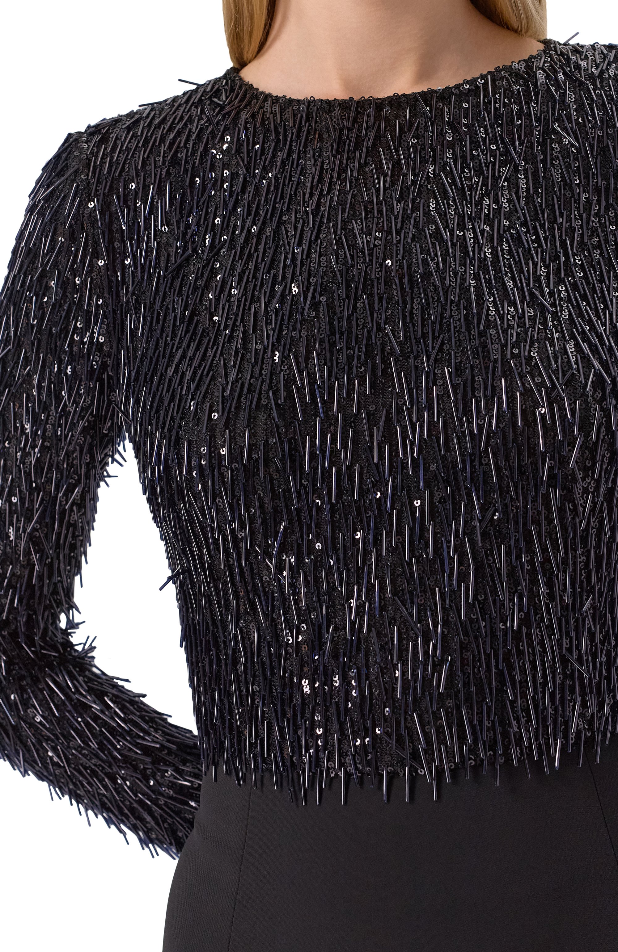 Платье с отделкой бисером и пайетками CHAPURIN, арт. D/20428/28763-М, фото 5