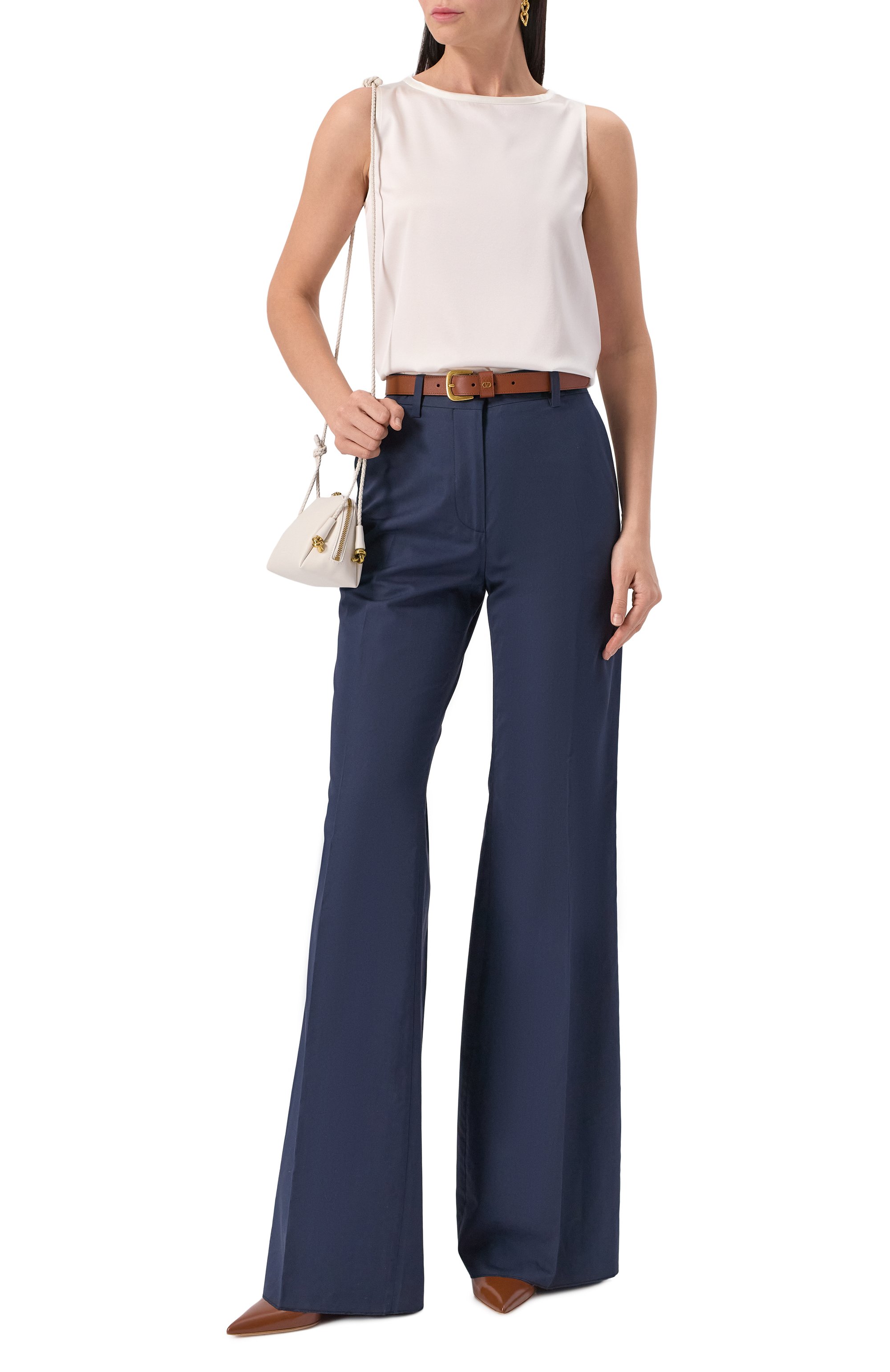 Брюки из хлопка и шелка MVST, арт. B011/0210, фото 2