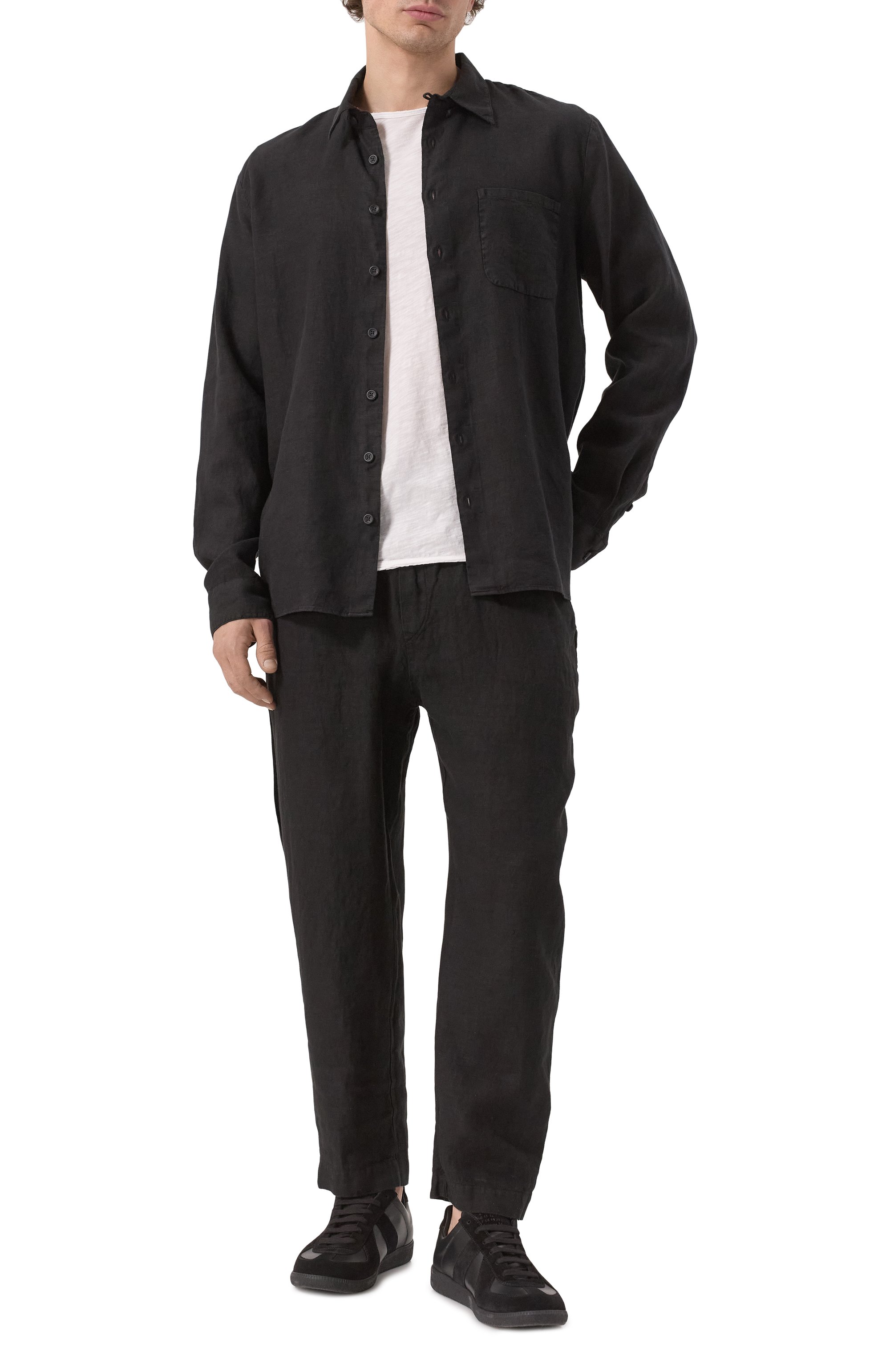 Льняная рубашка HANNES ROETHER, арт. K0N29ZESS.608, фото 2