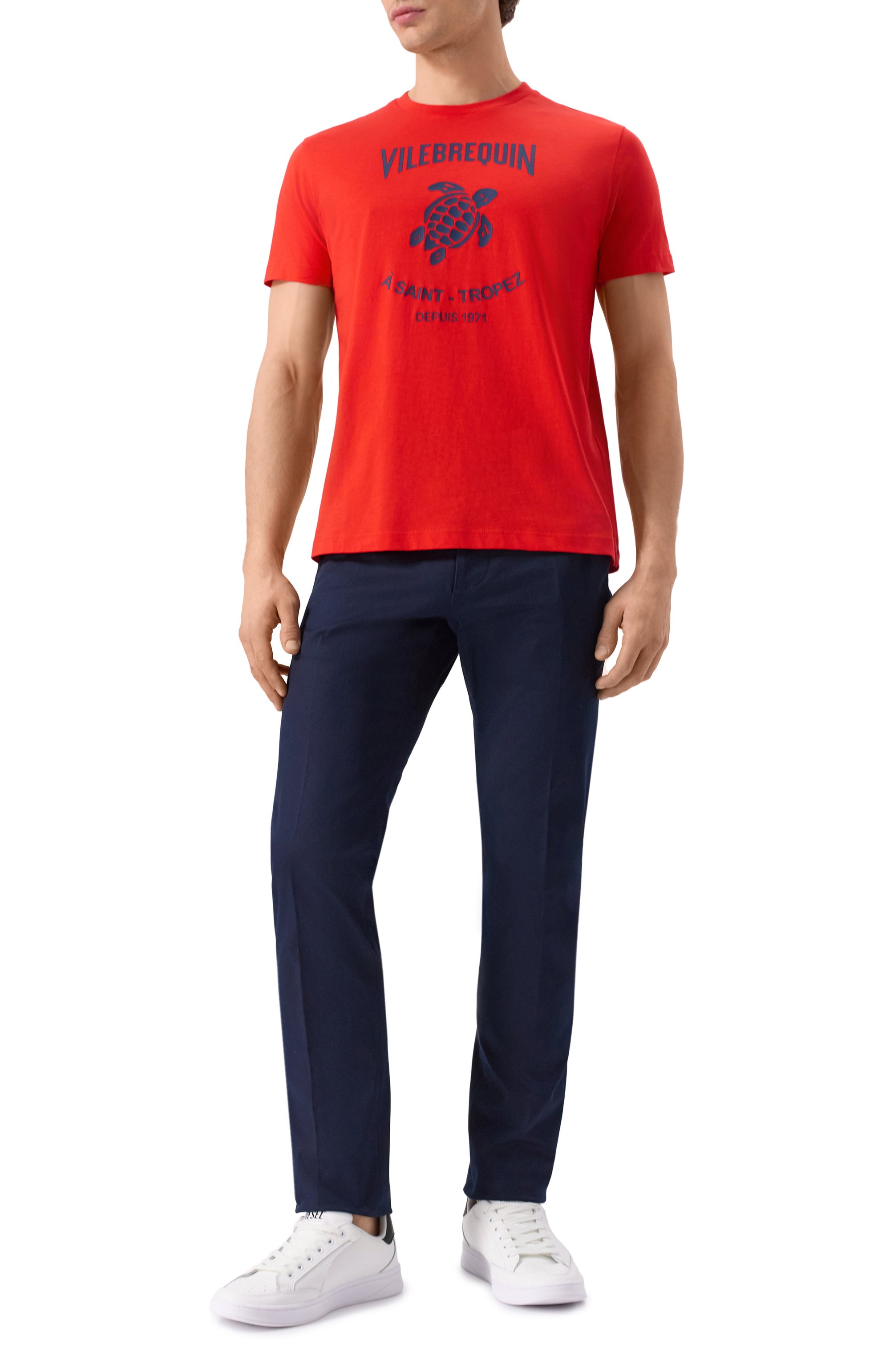 Хлопковая футболка VILEBREQUIN, арт. VBMTS0007/02658, фото 2