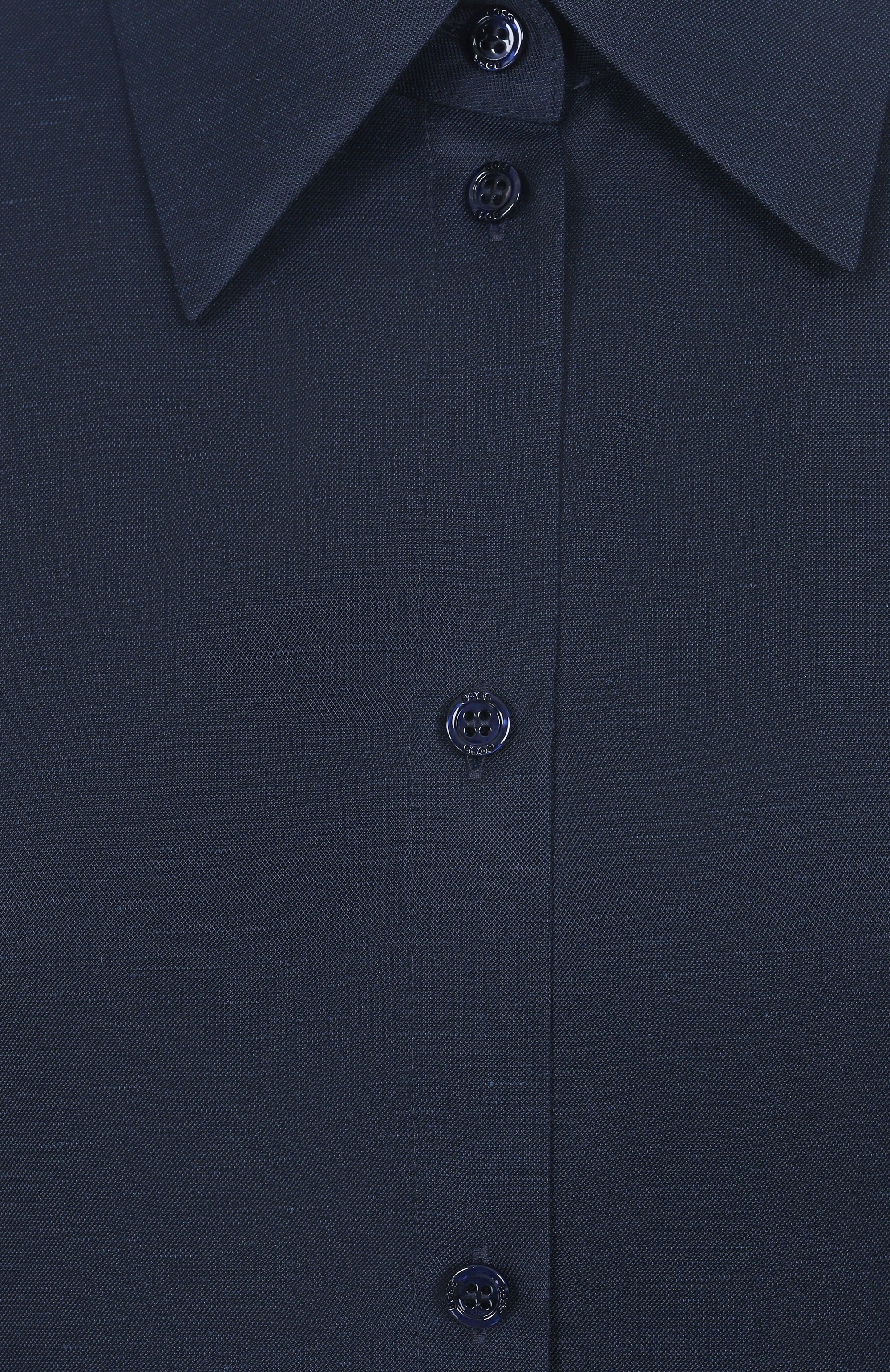 Рубашка из вискозы и льна BOSS, арт. 50535297, фото 6