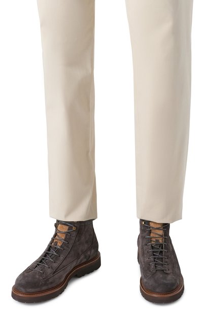 Замшевые хайкеры urban outdoor BRUNELLO CUCINELLI, арт. MZUPEAW717, фото 3