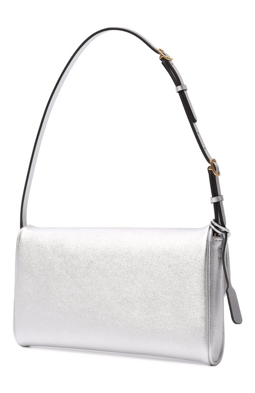 Сумка DeVain small Valentino 8W0B0T31/NVB Серебряный  8W0B0T31/NVB Фото 4