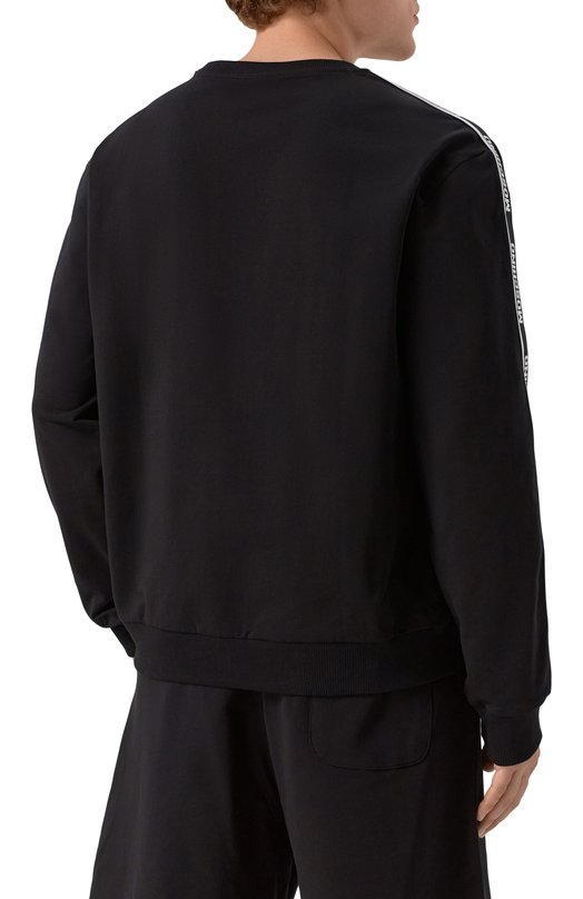 Хлопковый свитшот Moschino A1791/4422 Чёрный  A1791/4422 Фото 4