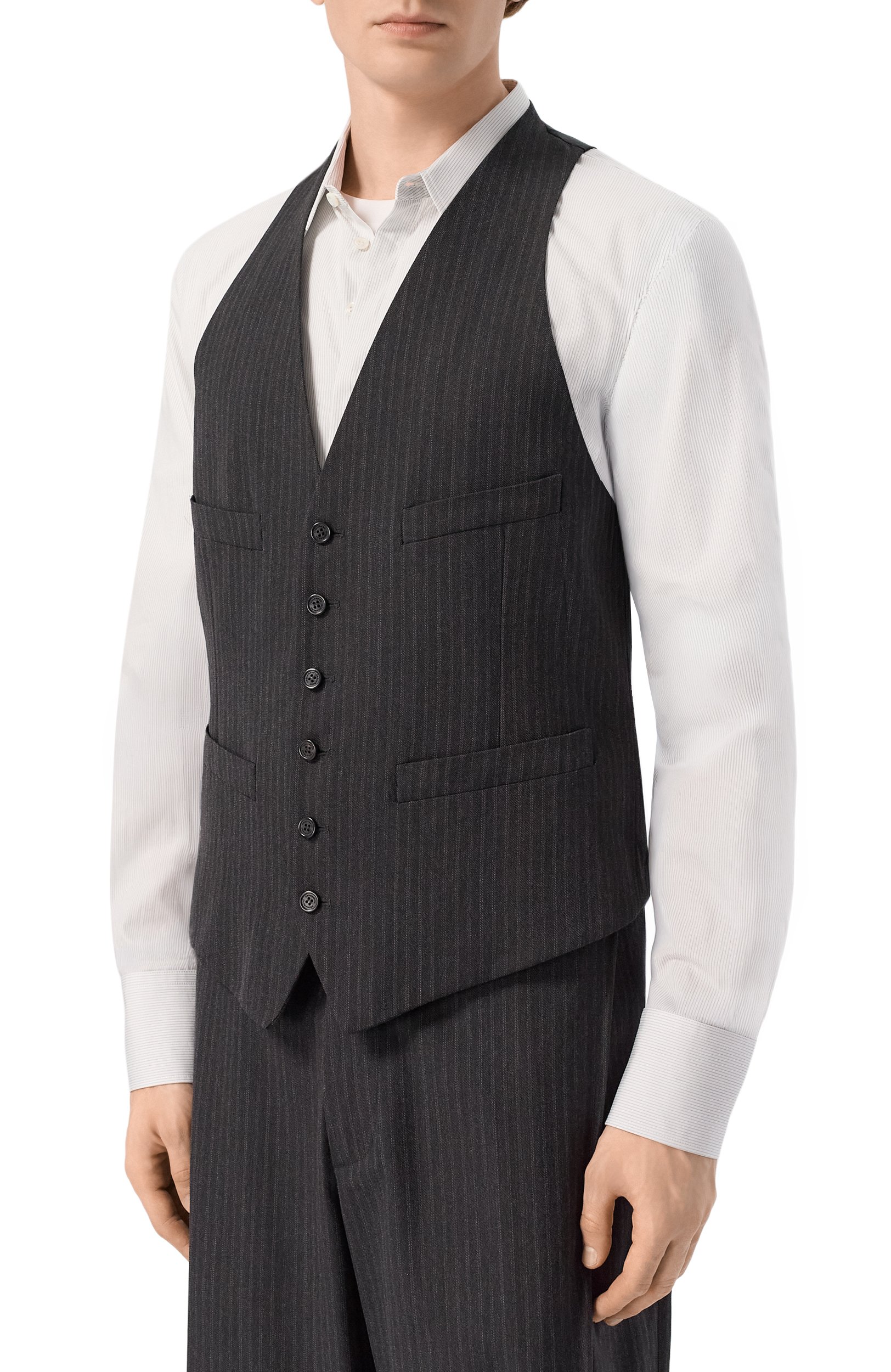 Жилет из шерсти и хлопка DSQUARED2, арт. S71FB0517/D35545, фото 3