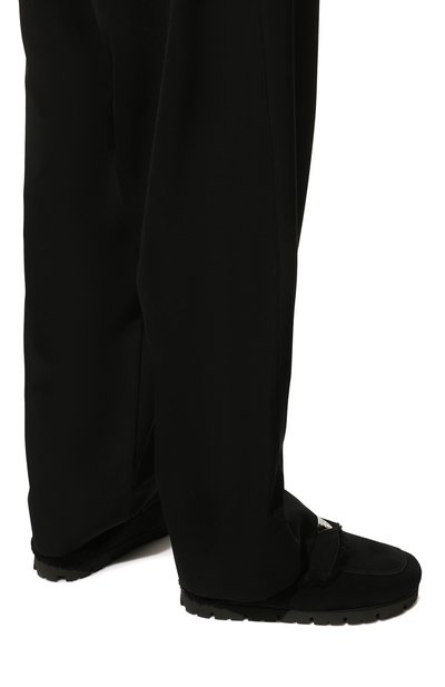 Замшевые сабо PRADA, арт. 2S2956-1A6-F0002-A000, фото 3