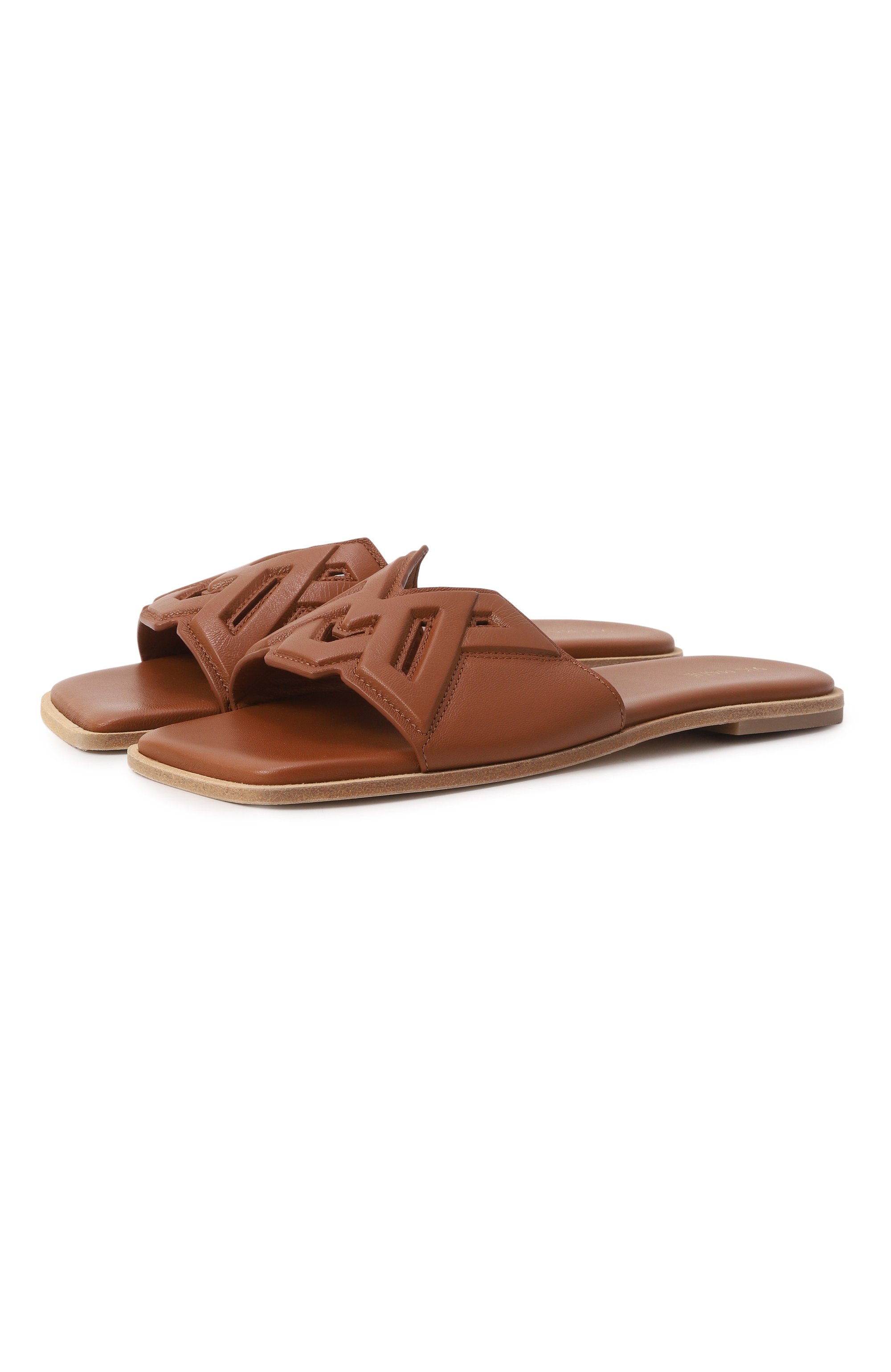 Кожаные шлепанцы VIC MATIE, арт. 1G3770D_G42G200315, фото 1