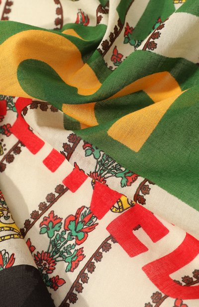 Хлопковый платок GUCCI, арт. 676964 4G101, фото 3