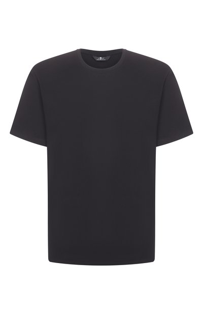 Мужская хлопковая футболка 7 FOR ALL MANKIND, арт. 7MR01237-BLK