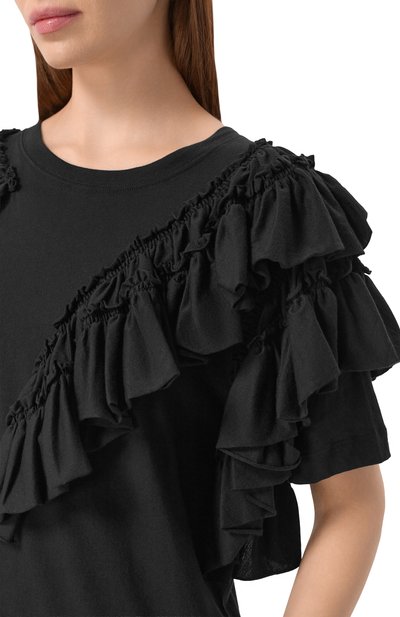 Хлопковая футболка DRIES VAN NOTEN, арт. 011143/3606, фото 5