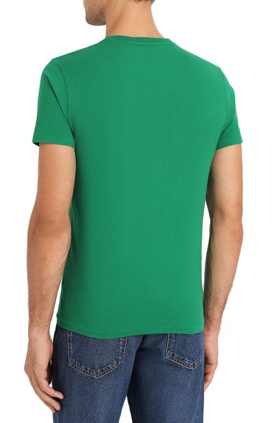 Хлопковая футболка  POLO RALPH LAUREN, арт. 710671438, фото 4