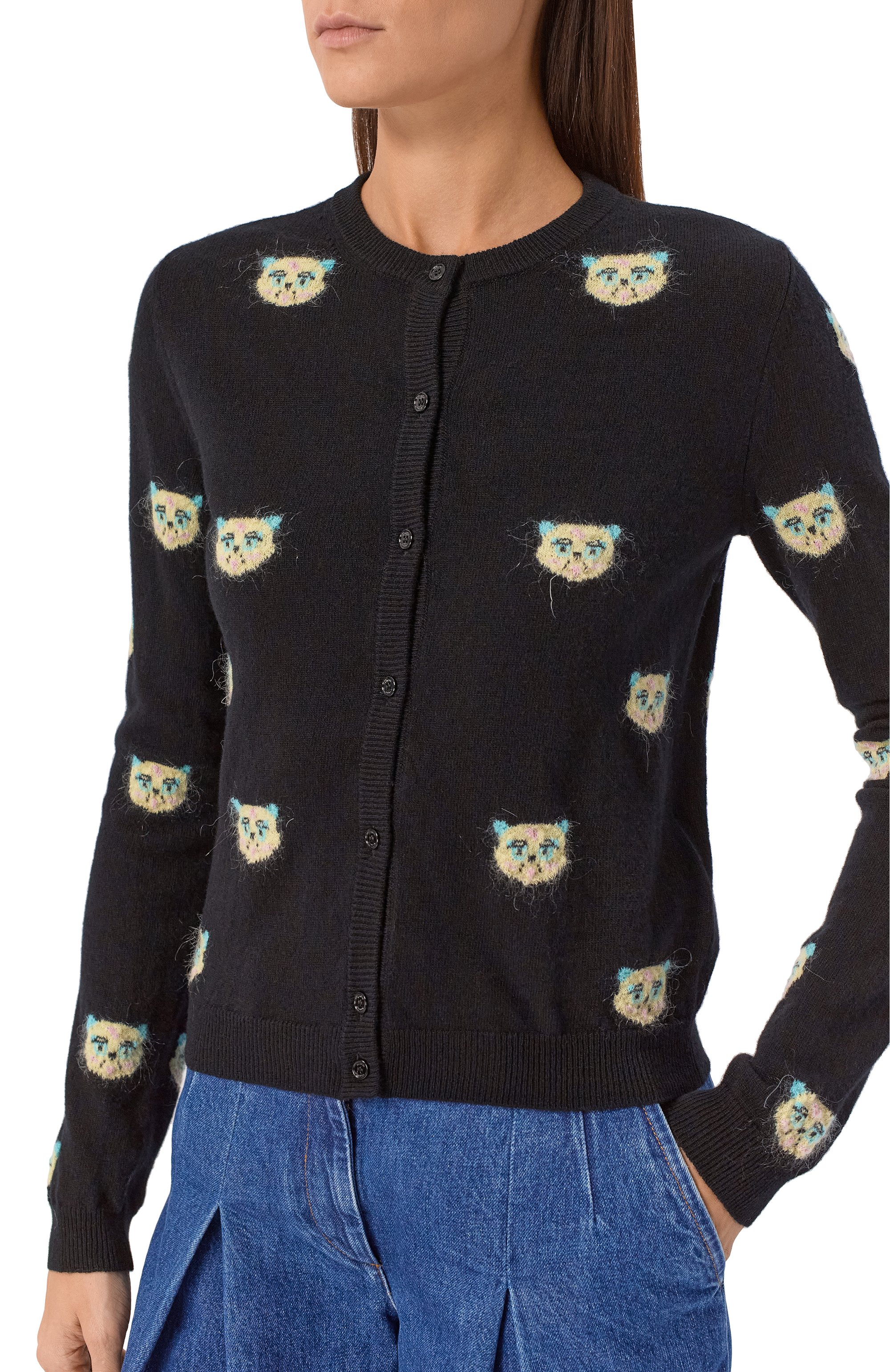 Шерстяной кардиган VALENTINO, арт. 7B3KA12Y/9NK, фото 5