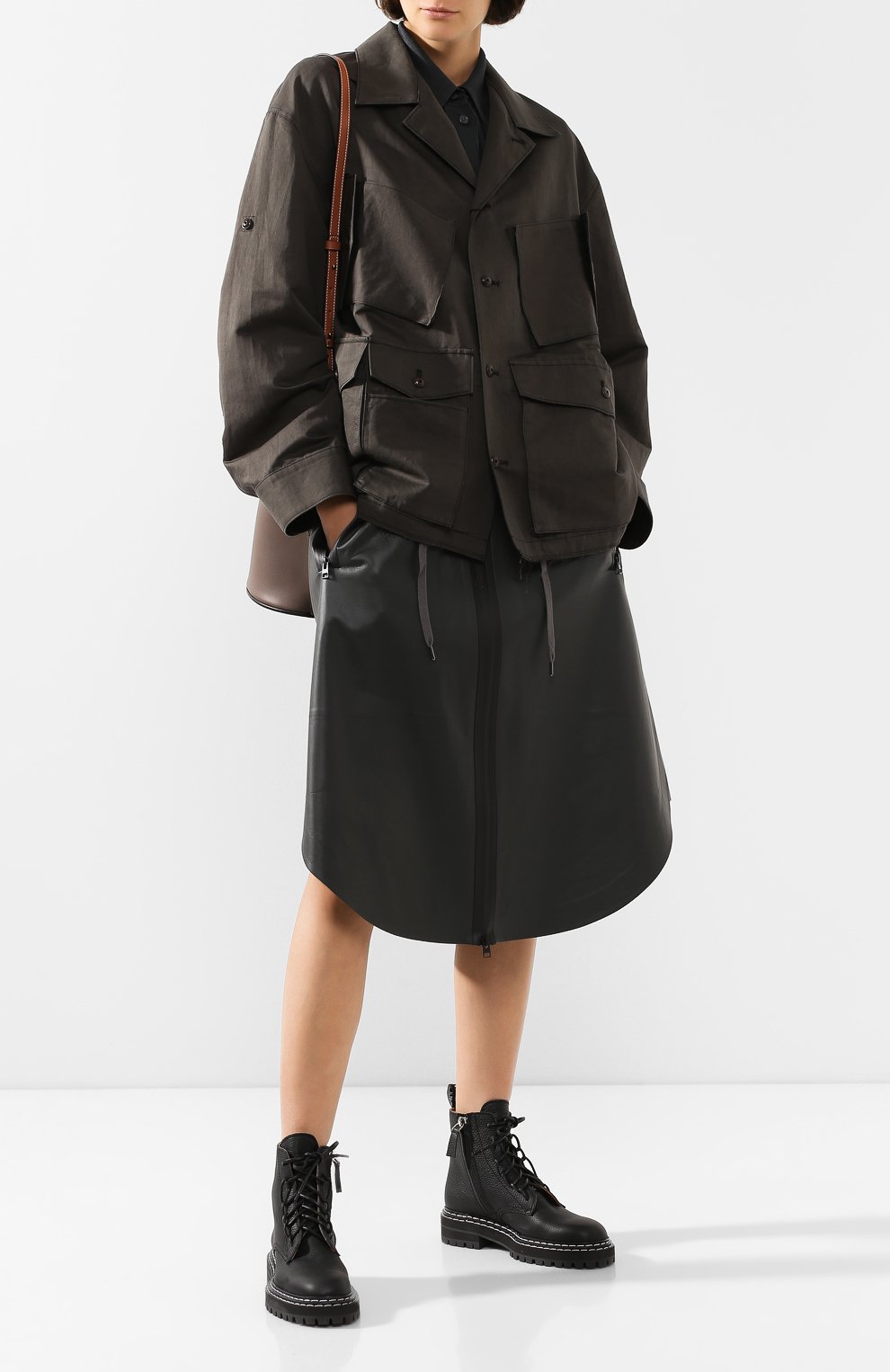 Льняная куртка YOHJI YAMAMOTO хаки цвета по цене 96300 руб., арт. YS-B46-330, фото 2 Льняная куртка YOHJI YAMAMOTO, арт. YS-B46-330, фото 2