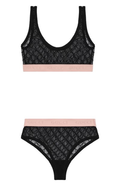 Женские комплект из бюстгальтера и трусов GUCCI, арт. 622168/XJBVY