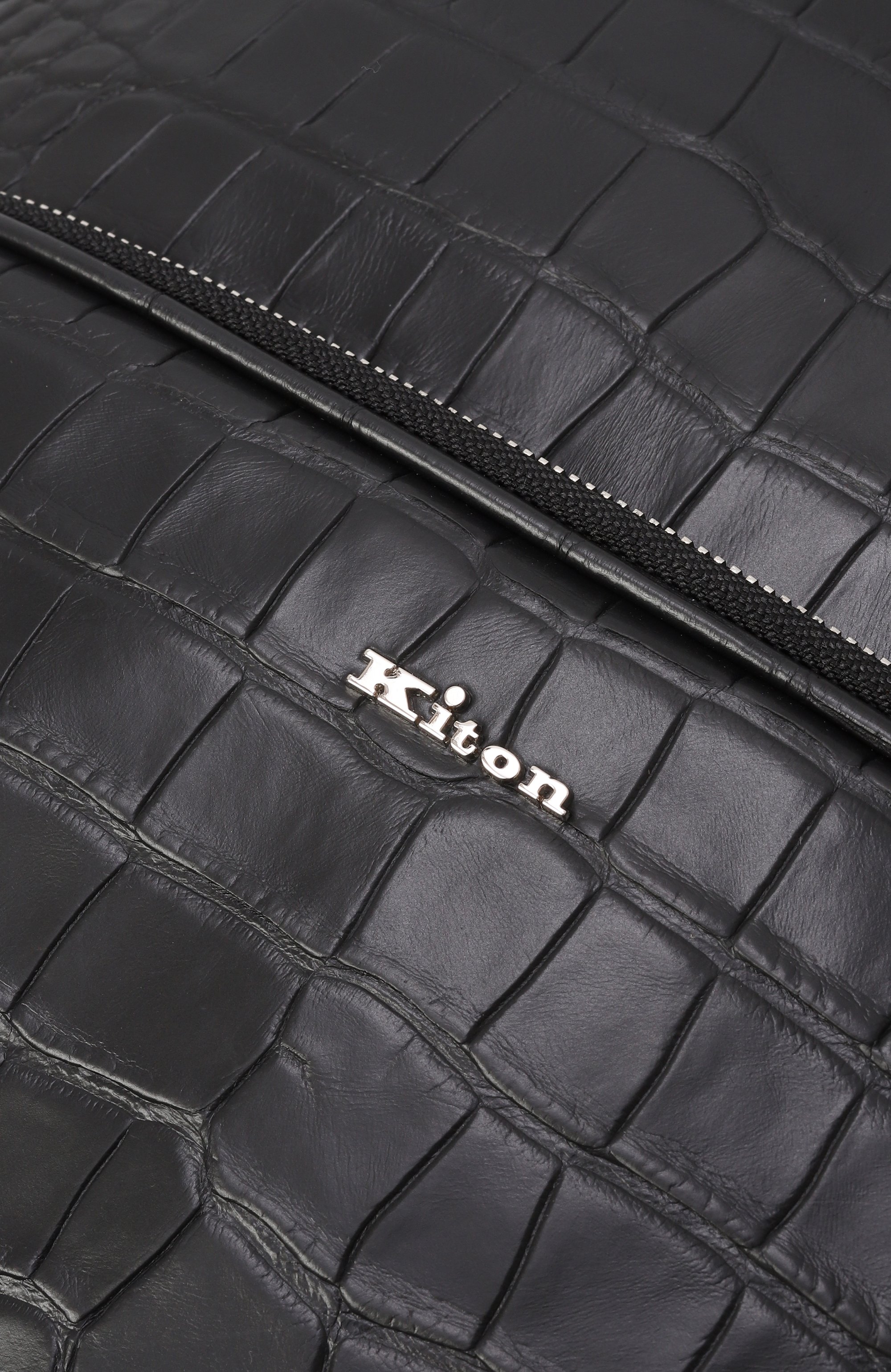 Рюкзак из кожи аллигатора KITON, арт. UBA0008N0106801003, фото 3